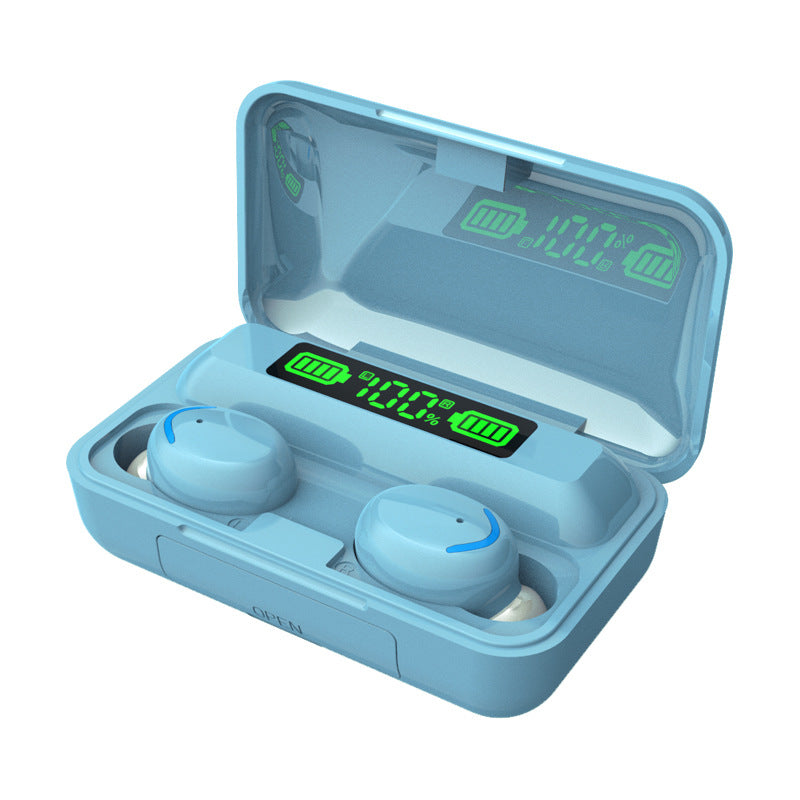New private model F9-2 F9-5 F9-5C Macaron true wireless digital display Bluetooth headset 5.0 sports headset
