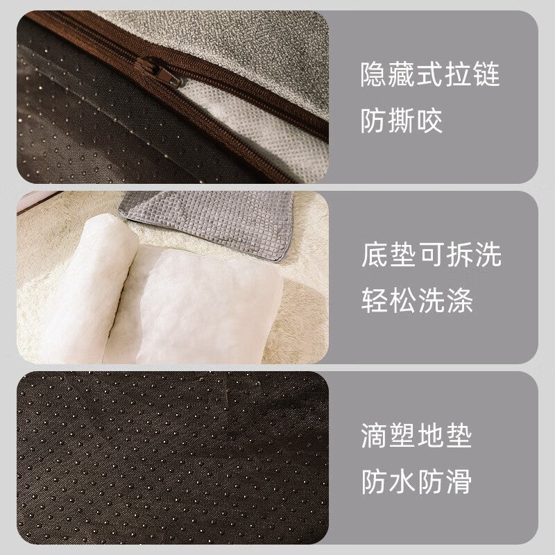 Dog kennel for all seasons, large dog sleeping mat, removable and washable pet mat, winter dog bed, dog mat for sleeping