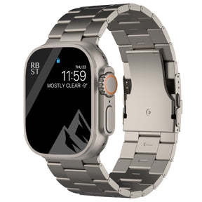Suitable for Apple Watch Ultra 49mm watch strap iWatch safety buckle pure titanium strap