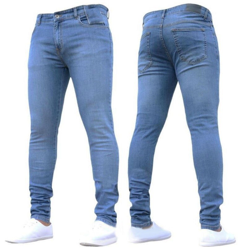 2021 Amazon EBay Independent Station Men's European and American Hot Style Skinny Pants Men's Jeans