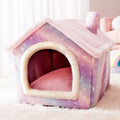 Double roof detachable and washable dog house four seasons universal cat bed autumn and winter tent dog bed pet bed cat house dog house dog house