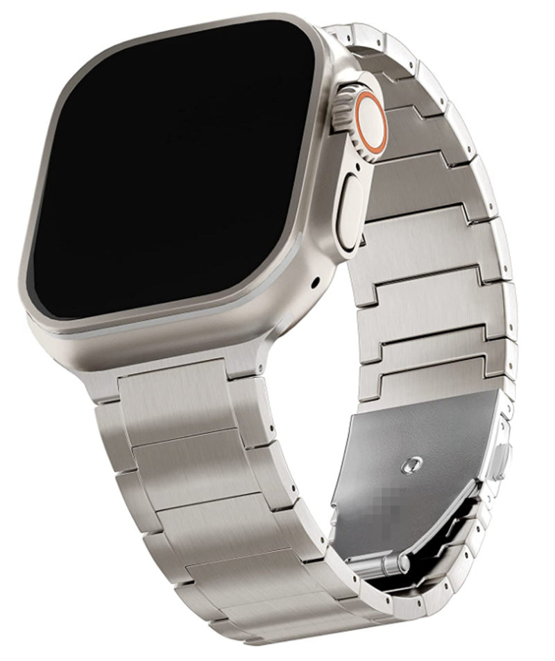 Suitable for Apple applewatch Ultra titanium strap iwatch7/6/5/4 smart watch pure titanium strap