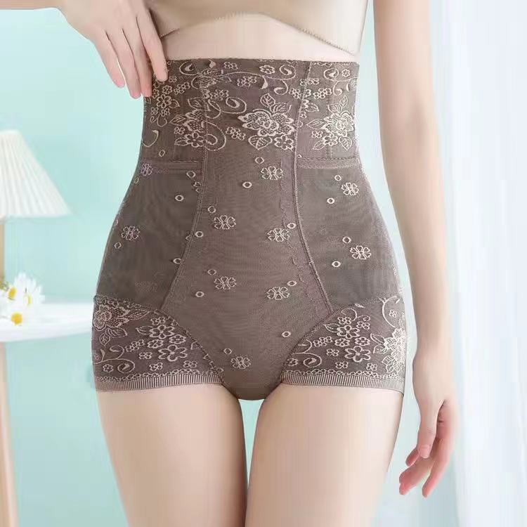 2021 autumn and winter new high waist lace pocket belly pants women's postpartum belly lift hip lift waist body sculpting body pants