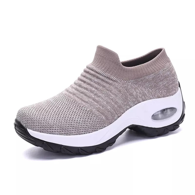 1839 autumn women's shoes sports shoes women's travel hiking shoes leisure heightening air cushion outdoor shoes rocking shoes