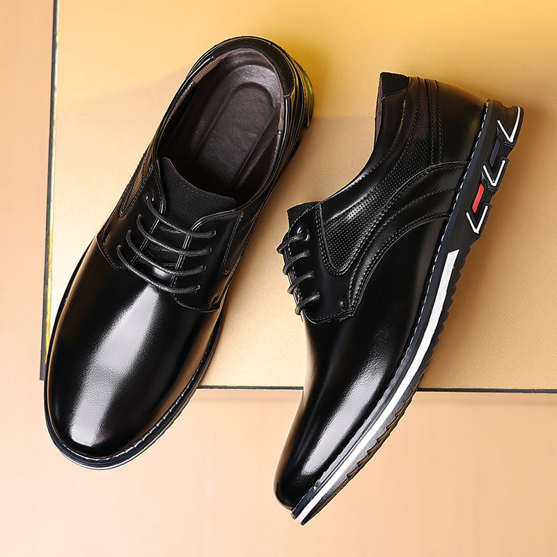 Melden 9901 cross-border men's leather shoes men's large size 38-48 work fashion opp bag packaging without shoe box