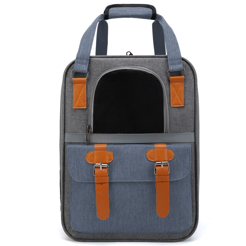 Cross-border hot-selling European and American pet bag wholesale out-shoulder cat backpack wear-resistant grab portable cat and dog bag