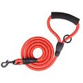 New product explosion-proof punching telescopic elastic rope reflective pet leash foam cotton handle does not strangle the hand dog chain walking dog leash