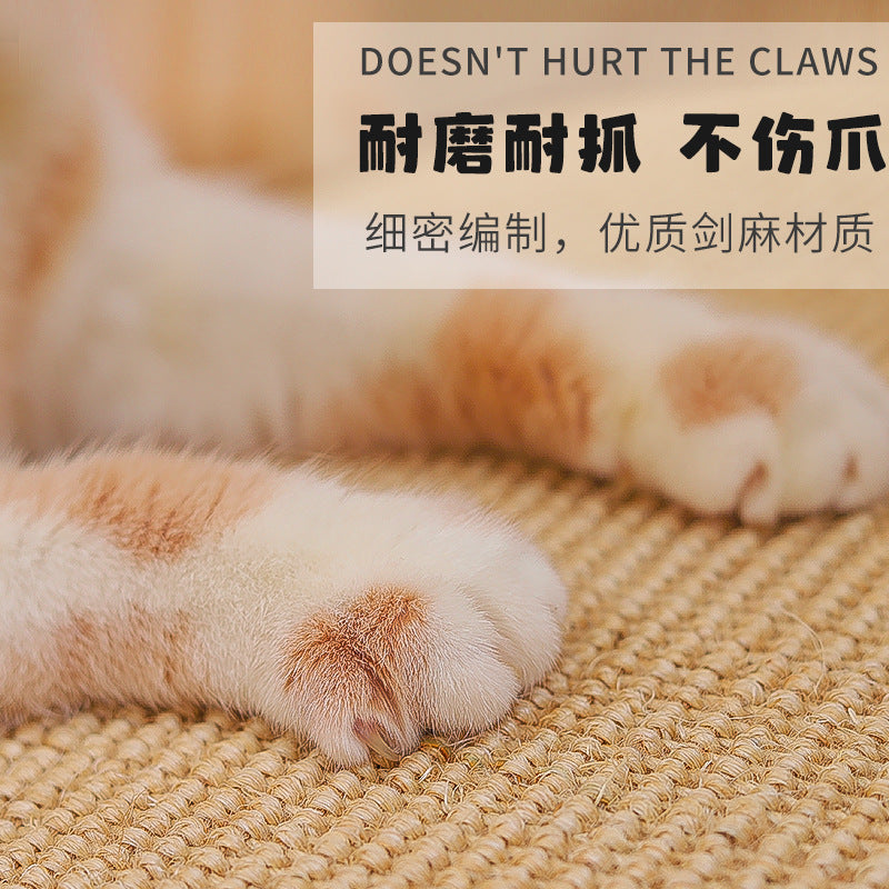 Factory direct sales sisal mat pet cat scratch board protection sofa anti-cat scratch wear-resistant grinding claws no dandruff cat supplies