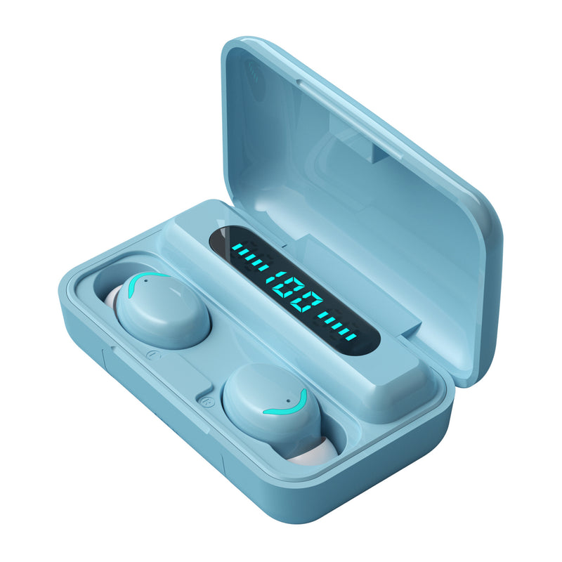 New private model F9-2 F9-5 F9-5C Macaron true wireless digital display Bluetooth headset 5.0 sports headset