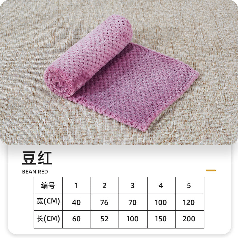 Wholesale pet blanket four seasons universal blanket warm flannel paw print blanket cat dog blanket dog seat cushion