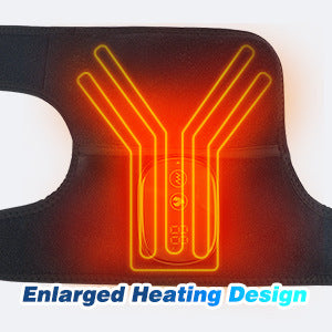 Cross-border new product electric massage shoulder pads 3-speed adjustable controller shoulder pads USB charging sports warm protective gear