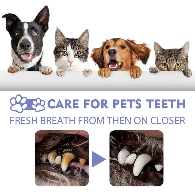 Yegbong Pet Oral Spray Cats and Dogs Breath Fresh Deodorizing Gingival Tartar Calculus Oral Care
