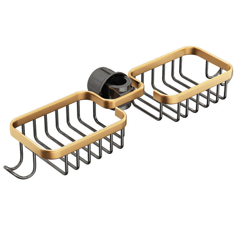 Faucet rack space aluminum sink sink drain rack household kitchen bathroom bathroom storage rack wholesale