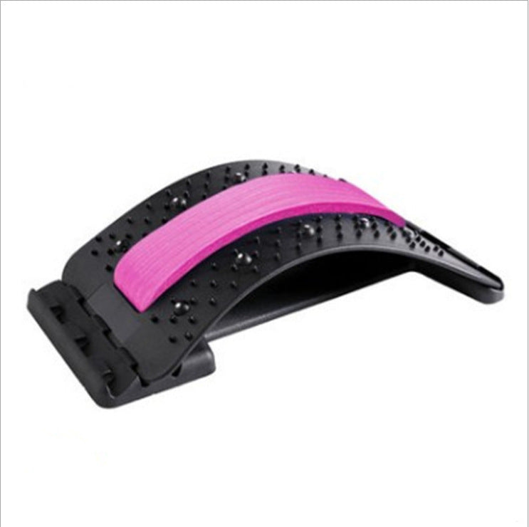 Lumbar soothing device cushion belt waist back pain strain traction massager lumbar disc corrector spot