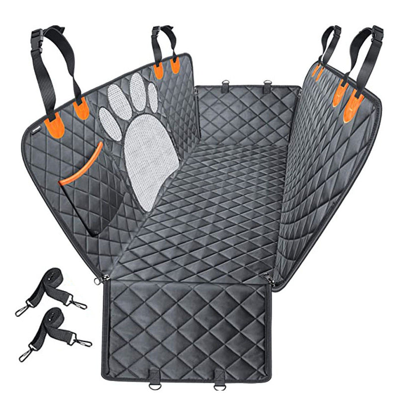 Amazon hot selling car pet mat car rear seat dog waterproof and anti-dirty seat cushion car quilted cotton thick dog mat