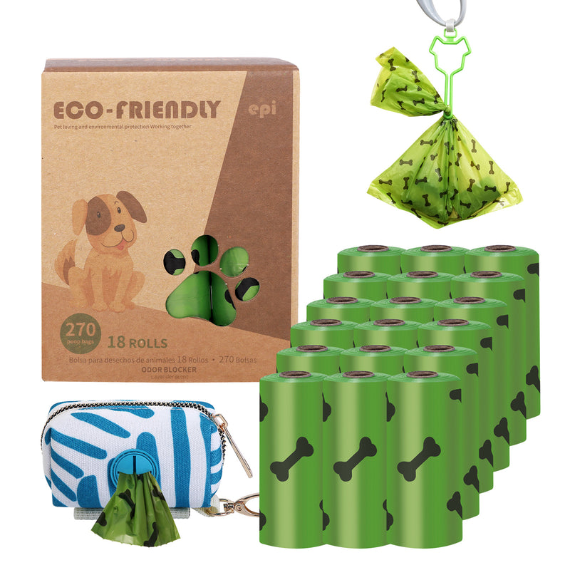 Cross-border new product dog poop bag poop picking bag dog dispenser environmentally friendly degradable poop picking bag car pet garbage bag