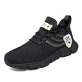 2023 cross-border running shoes men's soft sole men's and women's flying woven mesh sports shoes men's breathable popcorn sole men's shoes aliexpress