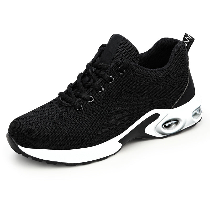 Men's anti-smash and anti-puncture safety shoes European standard air cushion lightweight and comfortable safety protection work shoes
