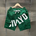 Youth Popular Shorts Casual Pants Trendy Fashion Brand Printed Summer Loose Sports Pants Straight Men