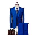 Amazon's cross-border hot-selling men's Korean-style slim-fit suit suit men's large size business casual groom's dress suit
