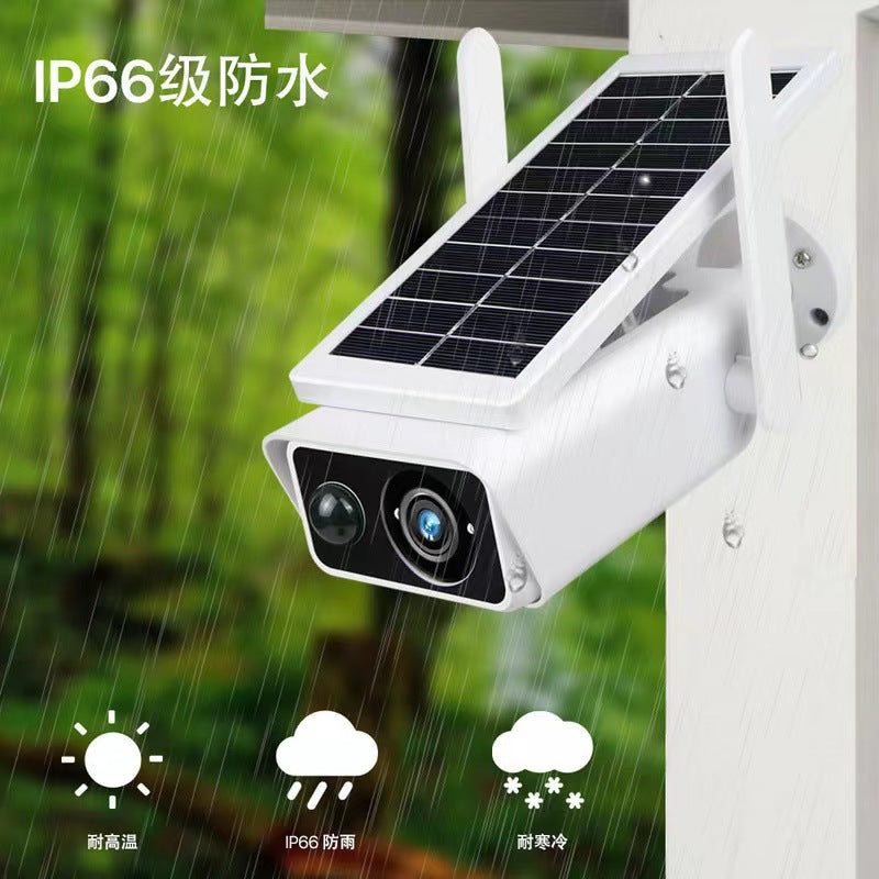 Low power consumption 3MP outdoor high-definition wireless solar camera Xiongmai ICsee smart wifi surveillance camera
