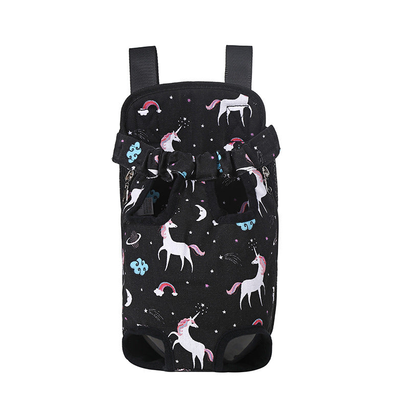 Manufacturers spot fashion breathable pet chest bag pet go out portable backpack dog backpack pet supplies