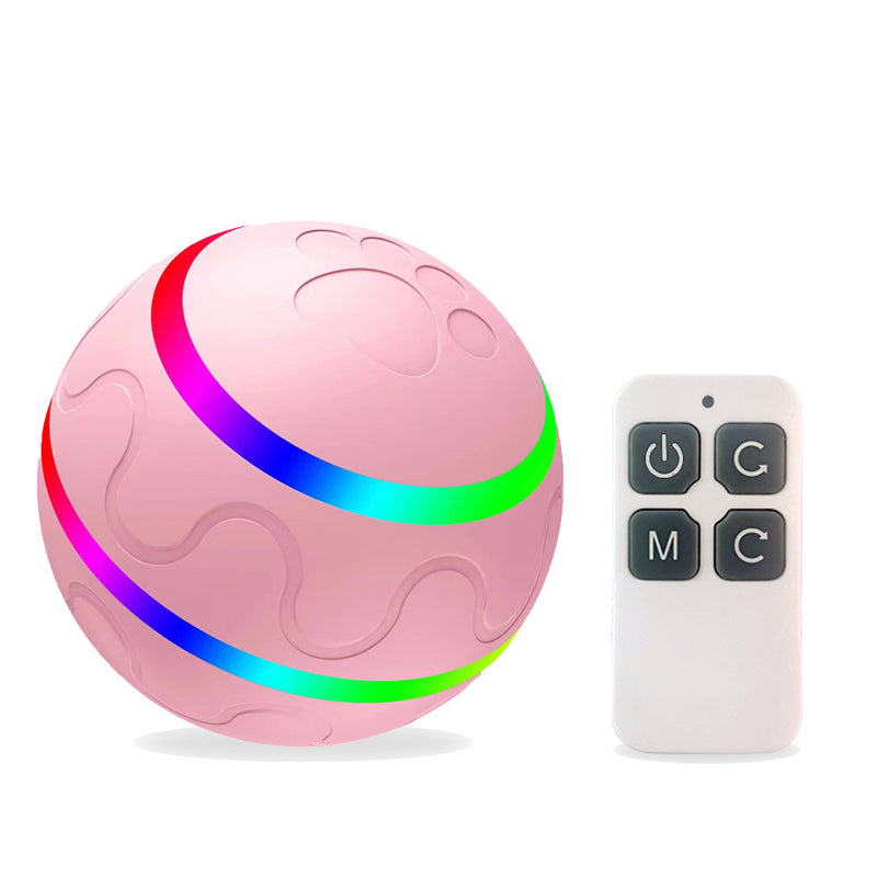 Amazon popular wicked ball new bite-resistant pet toy automatic dog toy ball electric smart ball