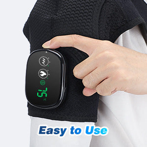 Cross-border new product electric massage shoulder pads 3-speed adjustable controller shoulder pads USB charging sports warm protective gear