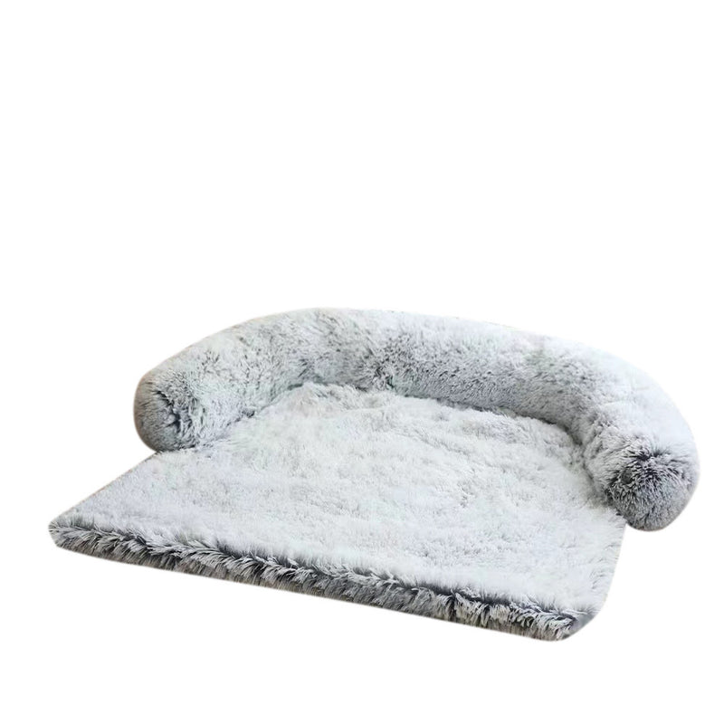 Plush dog kennel cat kennel pet sofa bed large medium and small kennel sofa cushion dog bed kennel plush blanket