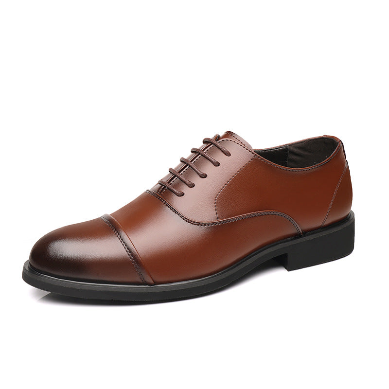 New men's height-increasing shoes for all seasons, business formal leather men's leather shoes, British casual wedding shoes for men