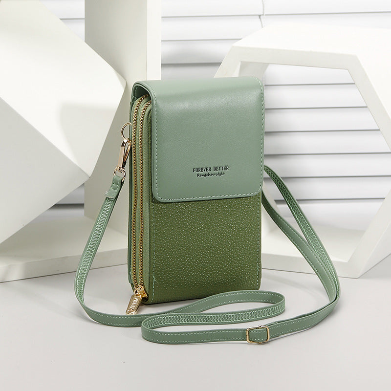 2022 new mobile phone bag fashion bag female Korean version messenger shoulder bag multifunctional mini girl daily bag