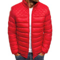 AliExpress cross-border foreign trade cotton-padded men's European and American solid color stand-up collar casual warm cotton clothing trendy men's padded jacket