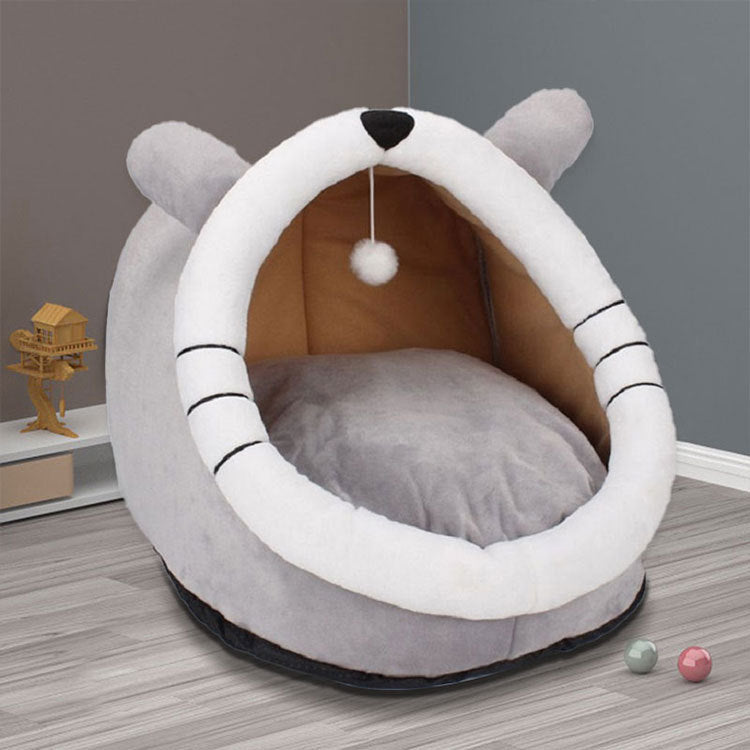 Manufacturer net red cat jiji kennel cat kennel removable and washable cat pet supplies semi-enclosed mat four seasons to keep warm