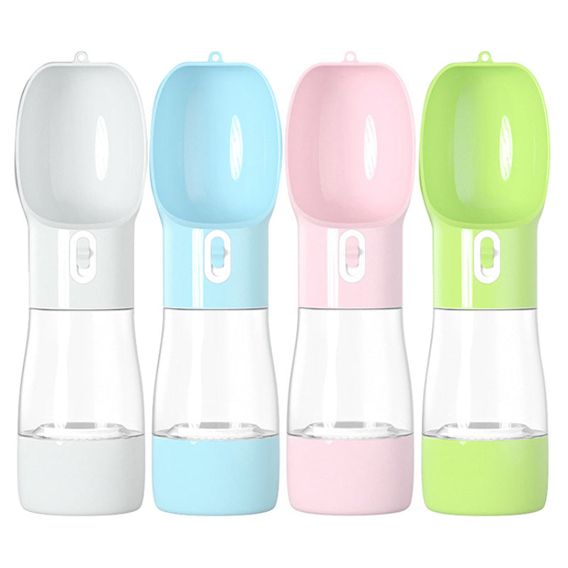 Go out portable pet cat and dog dual-use water food cup accompanying drinking water device feeding dual-use one