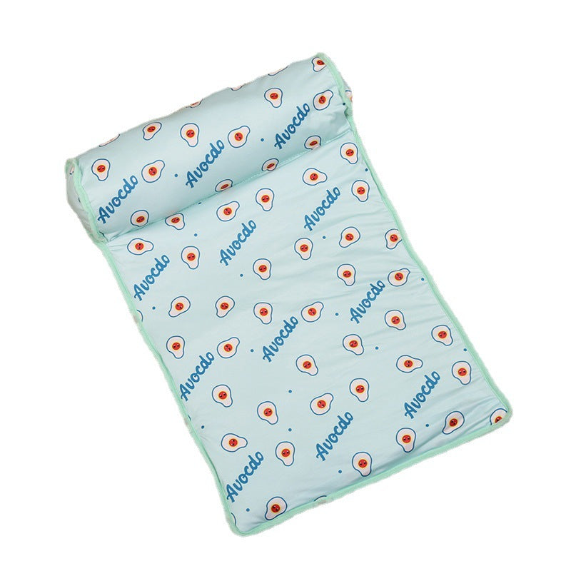 Pet supplies cat bed wholesale Amazon ice pad summer cooling heatstroke prevention cool mat ice silk mat dog bed cat bed
