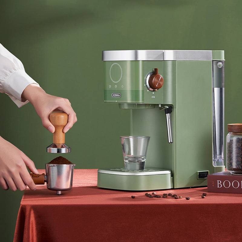 Konka cross-border supply of Italian coffee machine semi-automatic extraction steam milk foam with insulation home coffee machine