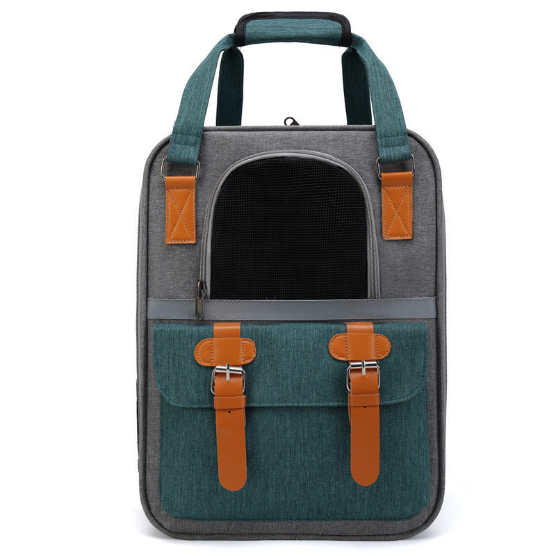 Cross-border hot-selling European and American pet bag wholesale out-shoulder cat backpack wear-resistant grab portable cat and dog bag