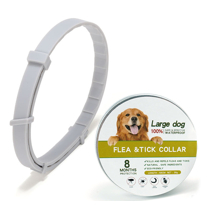 Cross-border pet cat and dog repellent collar flea repellent mosquito repellent dog collar flea repellent necklace waterproof strip factory direct sales