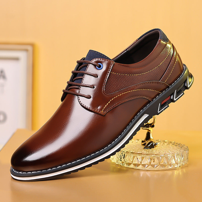 Melden 9901 cross-border men's leather shoes men's large size 38-48 work fashion opp bag packaging without shoe box