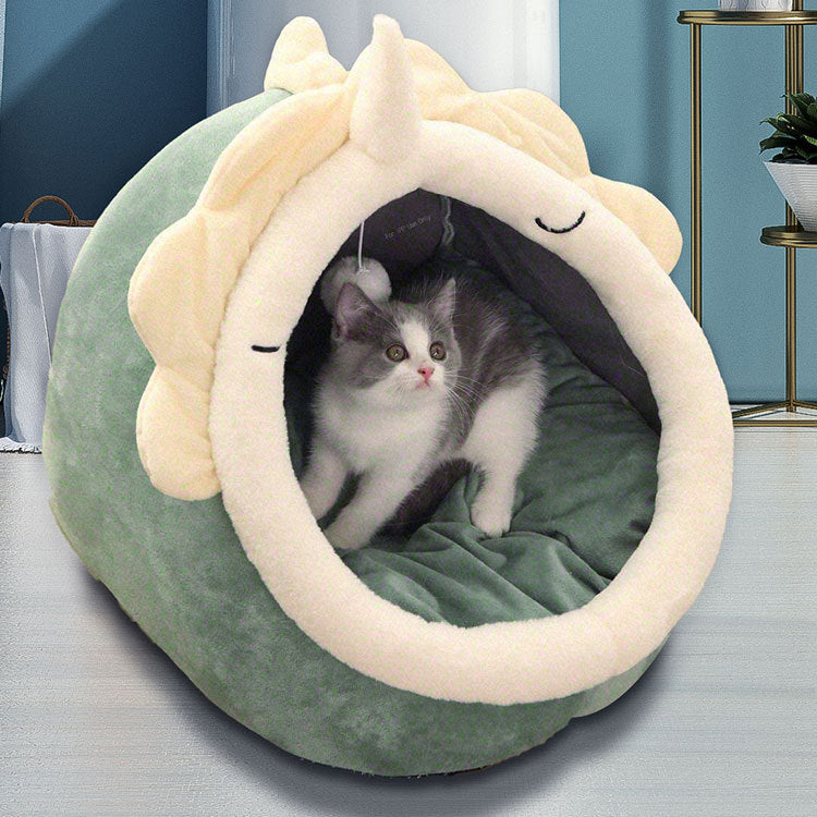Manufacturer net red cat jiji kennel cat kennel removable and washable cat pet supplies semi-enclosed mat four seasons to keep warm