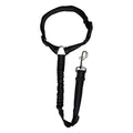 Pet car safety rope dog leash ring elastic retractable reflective strip dog leash wholesale