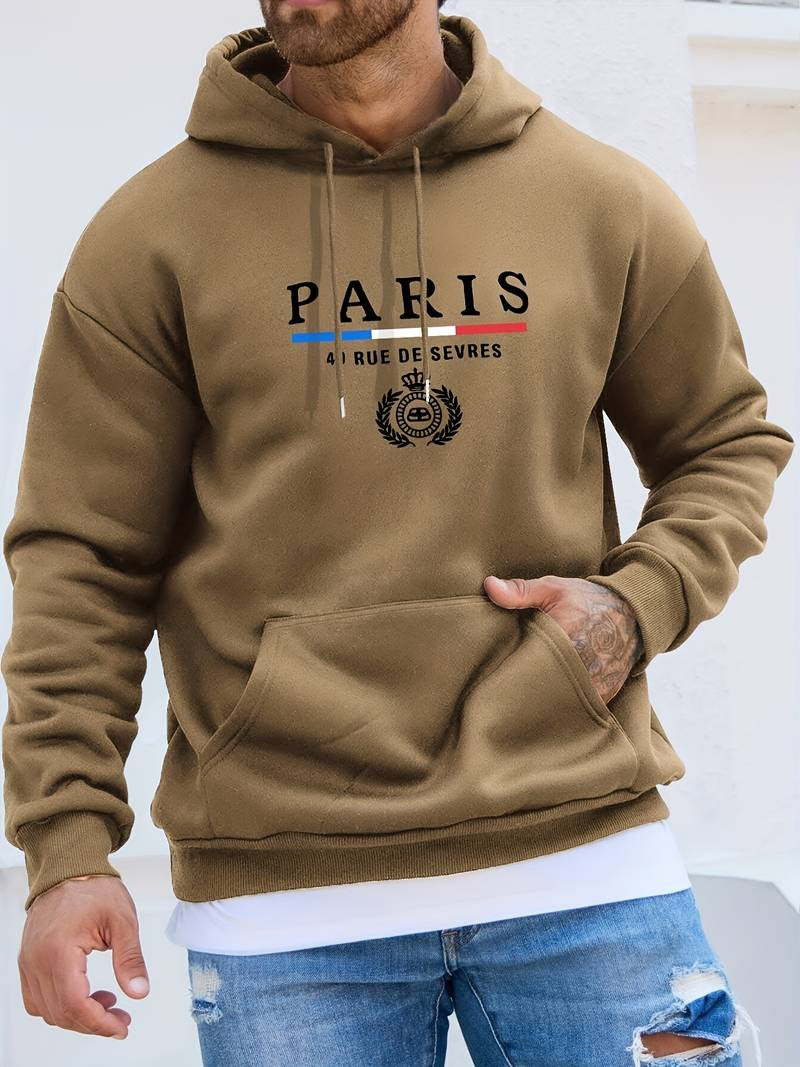 European and American all-match Christmas theme sweatshirt with full print floral Christmas elements and letter hooded sweatshirt with casual style