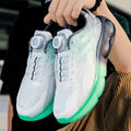 Sports shoes men's swivel buttons foreign trade large size daddy shoes couple running machine armor shoes men's shoes factory direct sales