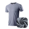 Men's Workout Shirts Lightweight Quick Dry T-Shirts Fishing Hiking Solid Color Mesh Breathable Loose Plus Size Melman Shirt