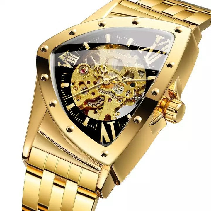 New TOMARCH European and American style men's fashionable and casual hollow triangle automatic mechanical watch wholesale
