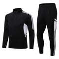 Half zipper long sleeve trousers suit training suit club basic football uniform jersey long zipper logo foreign trade