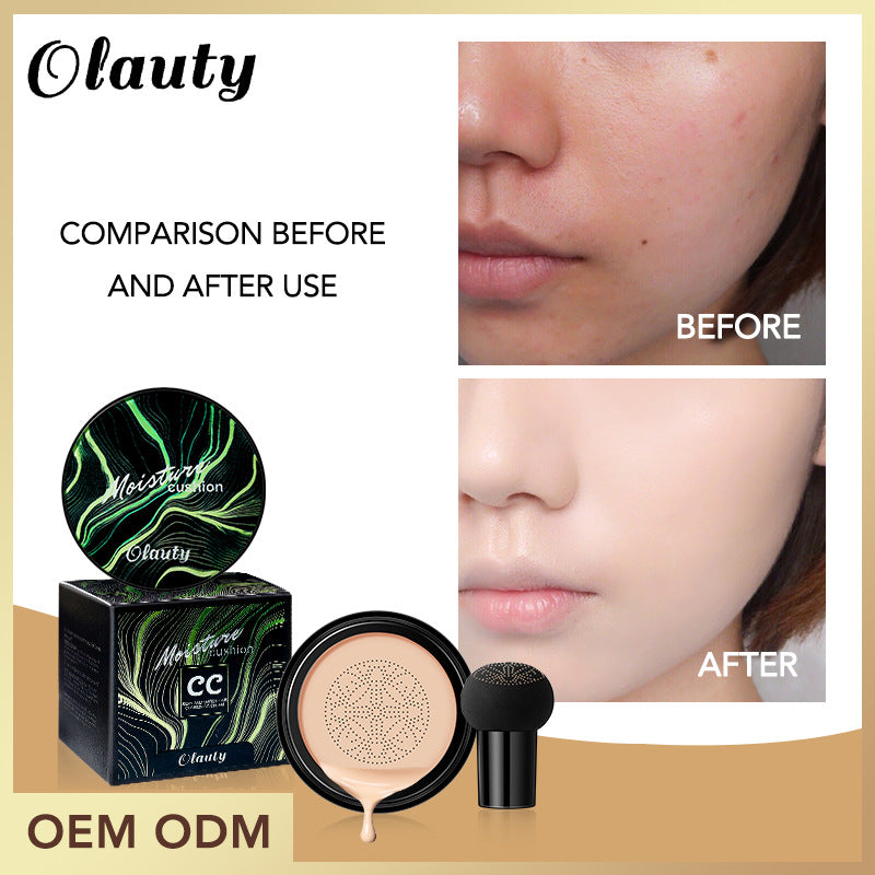 Mushroom Head Air Cushion CC Cream Liquid Foundation Concealer BB Cream Long-lasting Makeup Isolation Cross-border Explosive Makeup Wholesale