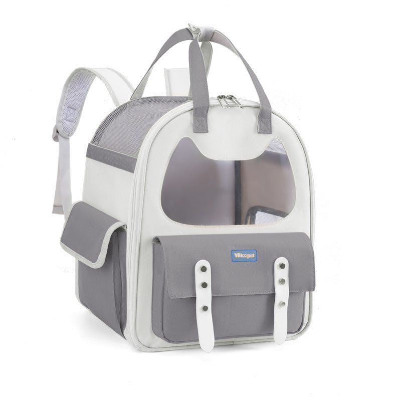 Cross-border hot-selling European and American pet bag wholesale out-shoulder cat backpack wear-resistant grab portable cat and dog bag