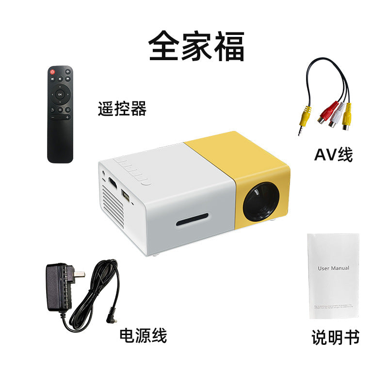 Manufacturer YG300 Micro Mini Projector Home led Portable Small Projector HD 1080p Wholesale