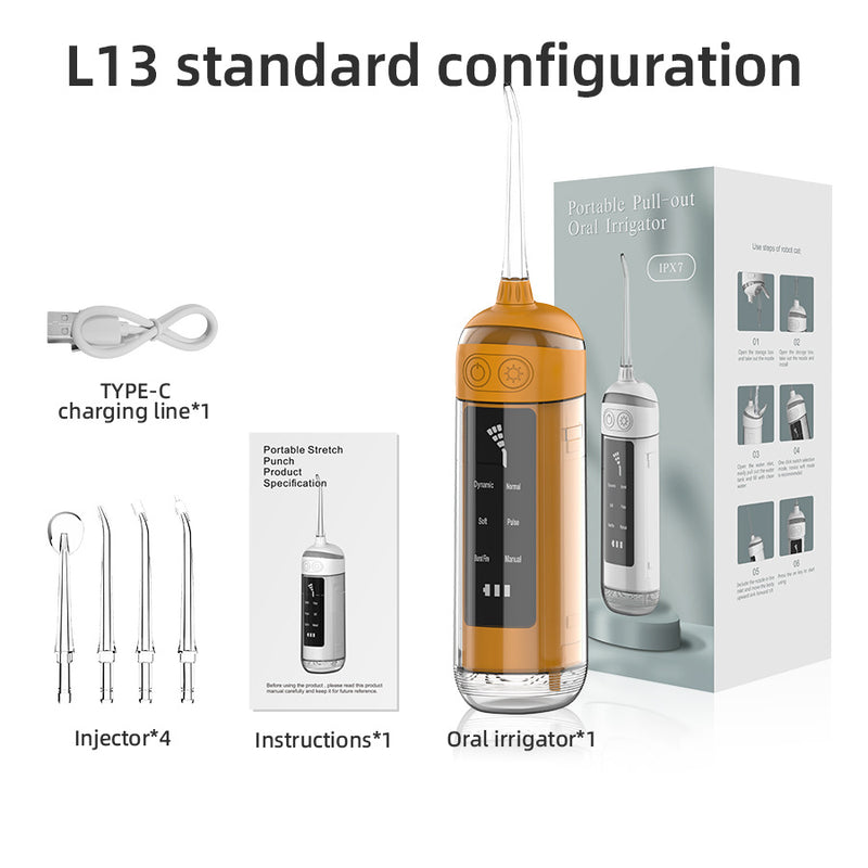 Factory direct sales portable dental rinser electric oral cleaning toothscaler remover calculus irrigator toothscaler water flosser